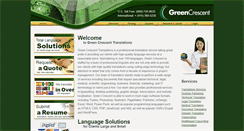 Desktop Screenshot of greentranslations.com